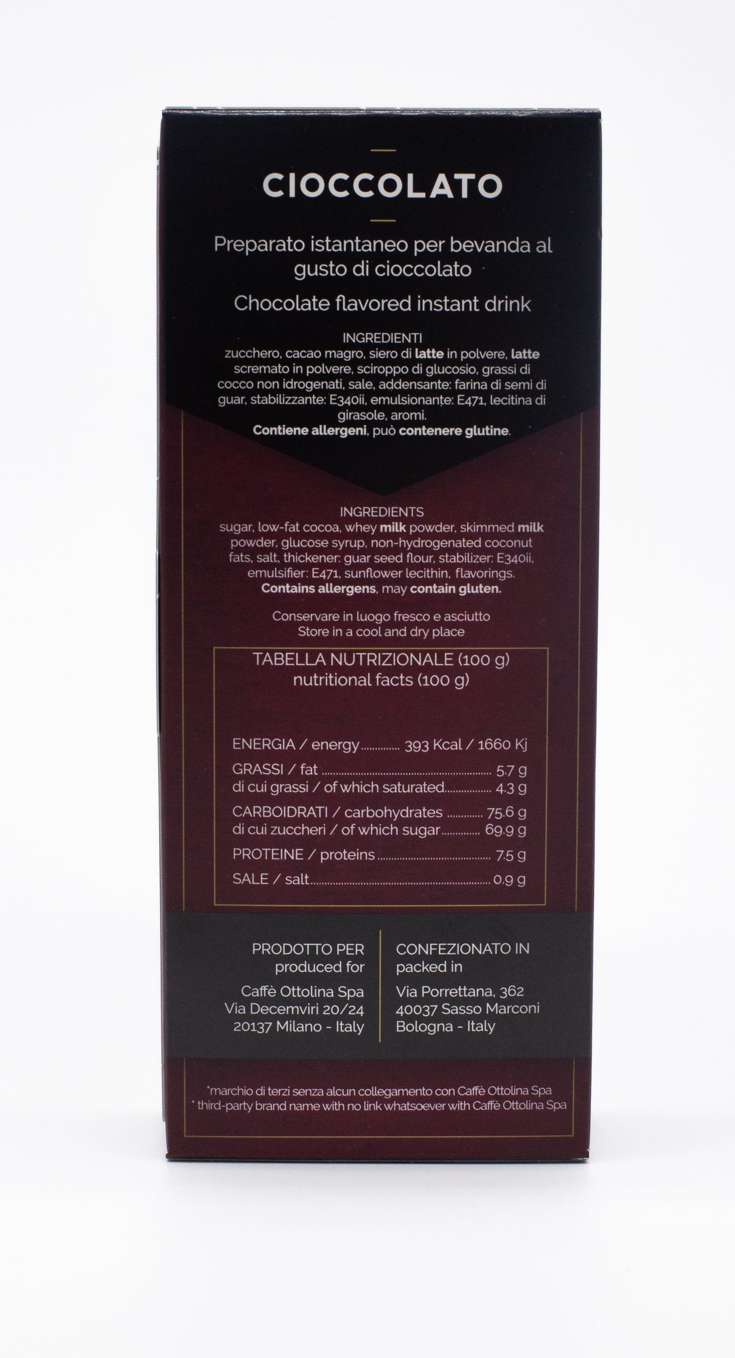 Caffè Ottolina Cioccolato Capsule