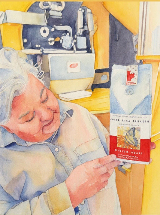 The artist behind our packaging...
