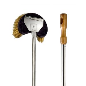 Lilly Brass Brush Half-Moon Shaped H:170cm.