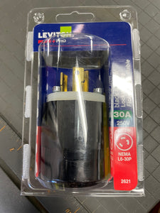 Leviton Plus Pro 250V 30A Twist Lock Male Plug