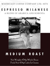 Load image into Gallery viewer, Westroast Espresso Milanese 454g.