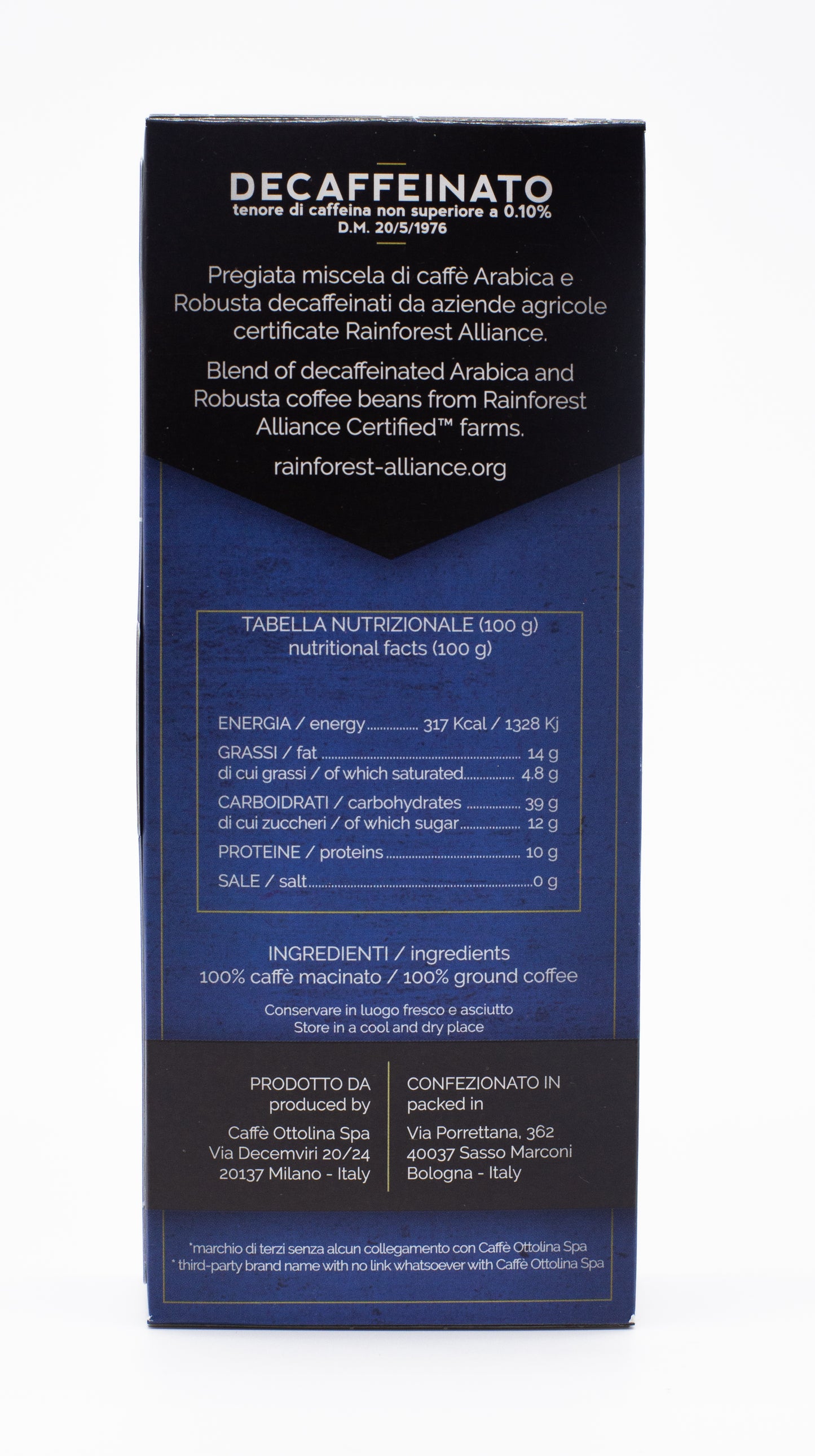 Caffè Ottolina Decaffeinato Capsule