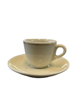 Load image into Gallery viewer, Caffè Ottolina 2oz. Cream Espresso Cup w/saucer